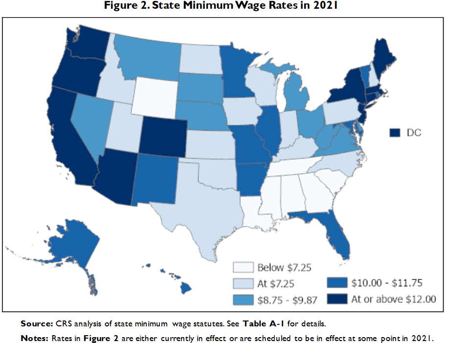 USA-January 1, 2021 : 20 states will raise their minimum wage - Rezo Nòdwès