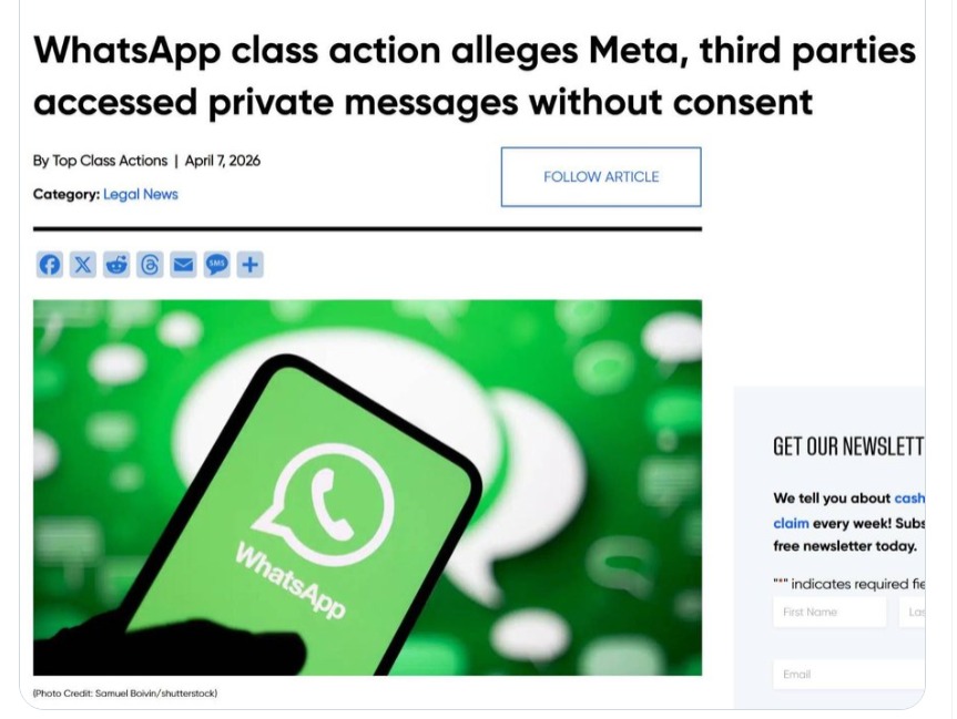Technologie – Elon Musk : WhatsApp’s “end-to-end encrypted” privacy is a « total lie » Technologie – Elon Musk : WhatsApp’s “end-to-end encrypted” privacy is a « total lie »