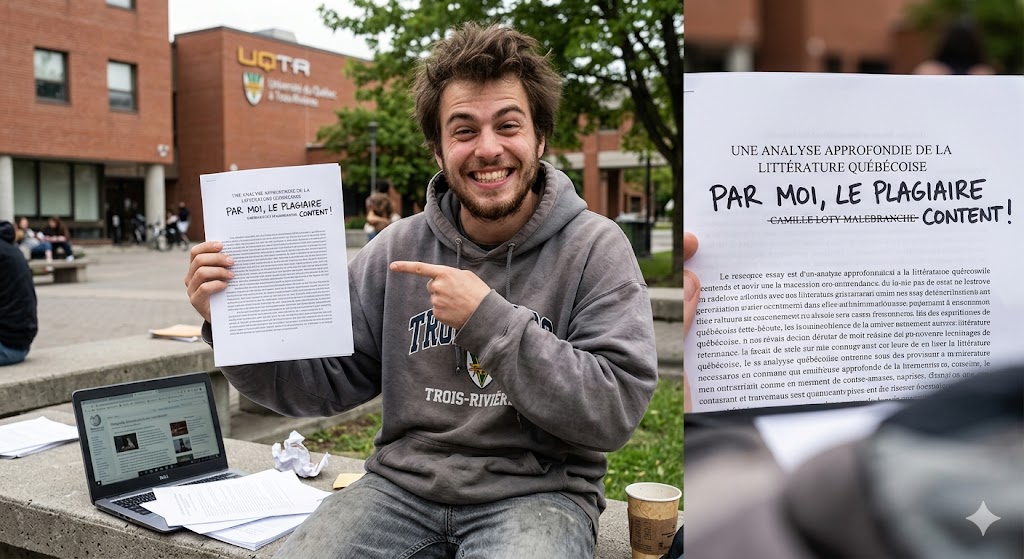 Le plagiaire, un minus qui cherche gloire par le talent d’autrui.